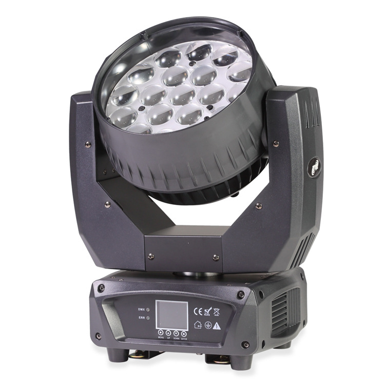 ズーム 19 個 15 ワット ムービング ヘッド ウォッシュ ライティング RGBW ディスコ クラブ FD-LM1915 用