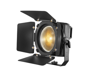 ファンレスノイズレス100W折りたたみ式LEDフレネルスポットライトFD-F74