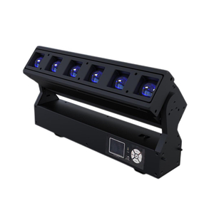 6X40W ズーム移動 Led ブラインダー バー ライト ステージ ショー FD-BP640