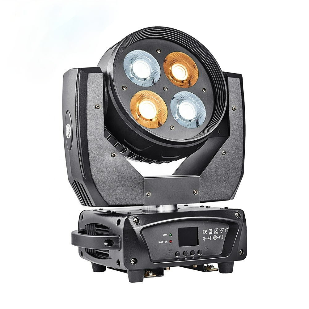 4 個 50W 四眼顔 LED ムービング ヘッド オーディエンス ライト FD-LM450
